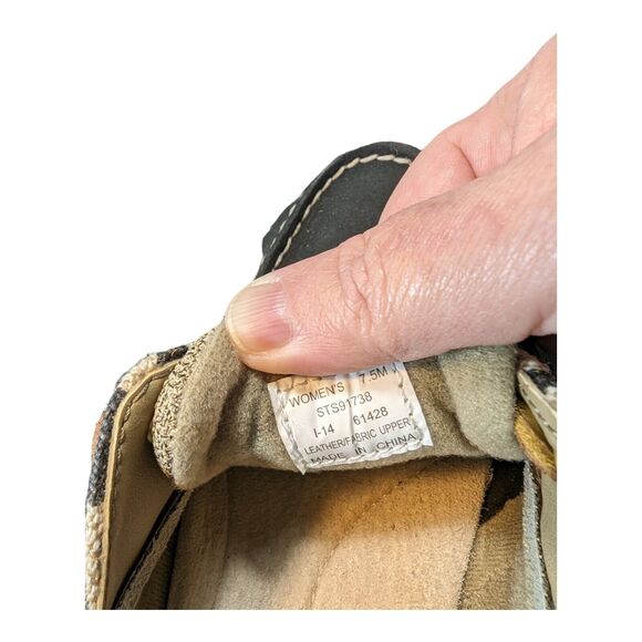 Sperry Women's Bluefish Leopard Cheetah Top-Sider 2-Eye Boat Shoe 7.5 STS91738 - Picture 3 of 12